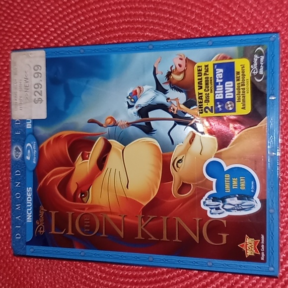 NWT, Bundle of 2, Disney, Classic, Blu-ray,DVD'S: Lion King & Bambi - Picture 4 of 6